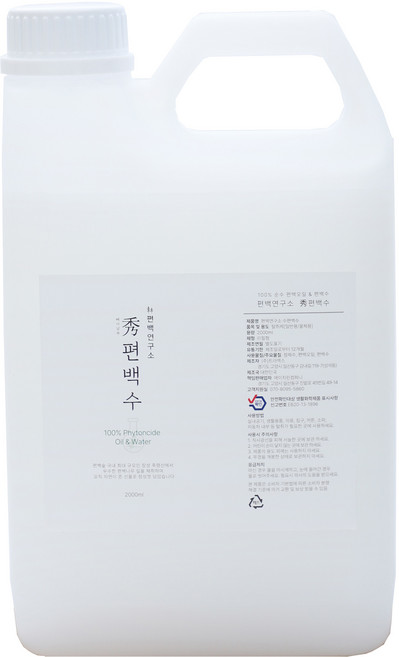 편백연구소 수편백수 피톤치드 스프레이 리필형, 2L, 1개