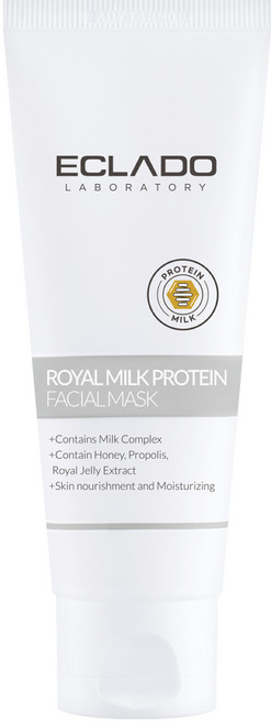 [정품]에끌라두 로얄 밀크 단백질 페이셜 마스크팩 70g 산양유 로얄젤리 단백질팩 필오프팩 우유팩 쫀쫀팩 영양팩 ECLADO ROYAL MILK PROTEIN FACIAL MASK, 1개, 1개입