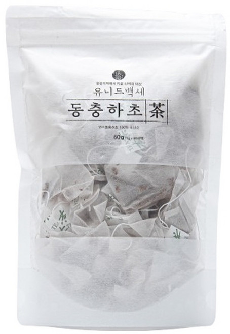 귀리 동충하초 삼각티백 국산 건강차, 1g, 60개입, 1개