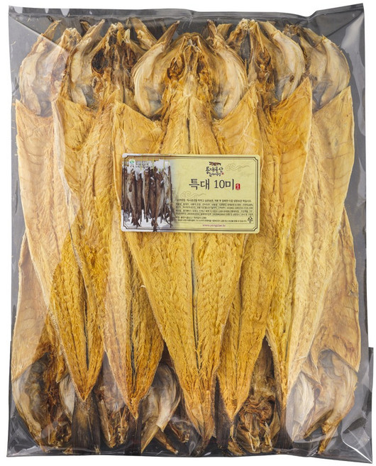 용대리황태 특대10미 43-46cm 북어포 황태포 가정용 업소용 자연건조, 1개, 800g