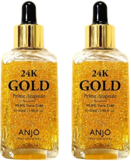 24K Gold 골드 주름개선 미백 24k앰플 에센스 (50+50)ml, 100ml, 2개