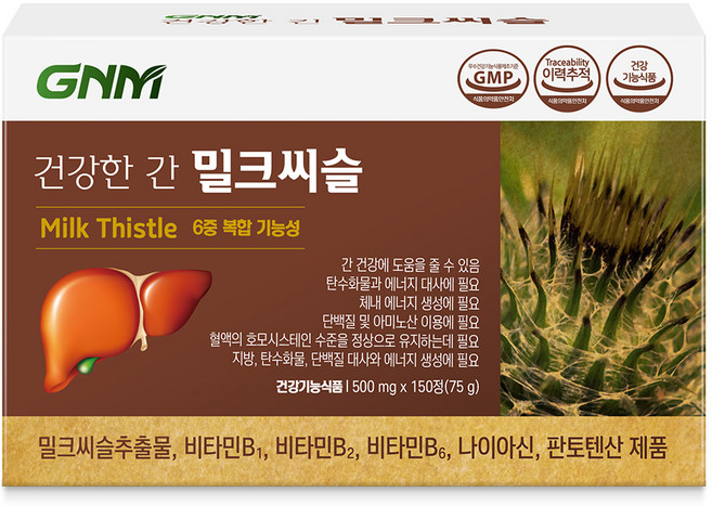 자연의품격 건강한 간 밀크씨슬 75g, 150정, 1개