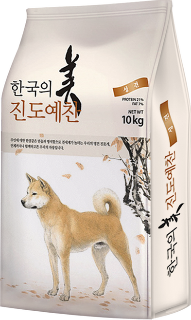 진도예찬 성견용 진돗개 건식사료, 10kg, 1개