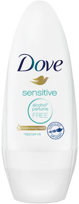 도브 센서티브 롤온 데오드란트, 40ml, 1개 - 쿠팡