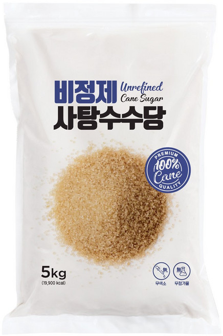 직수입정품 비정제 사탕수수당 5kg, 4개