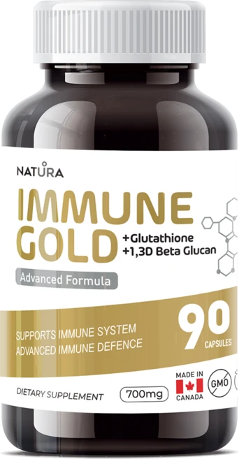 NATURA 내츄라 이뮨골드 베타글루칸 글루타치온 차가버섯, 90정, 1개 - 쿠팡