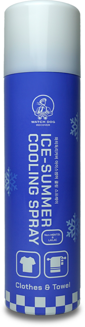 논멘톨 바디 쿨링스프레이 아이스썸머 와치독리커버 라일락향, 2개, 150ml