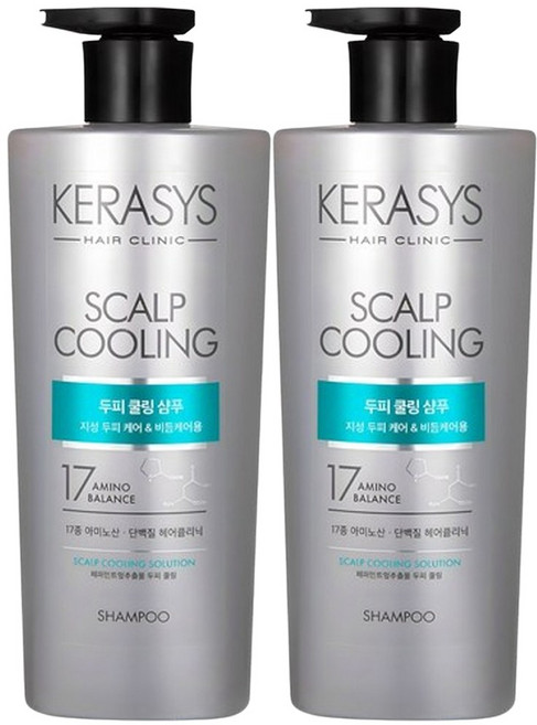 케라시스 두피 프레쉬 쿨 플러스 샴푸, 750ml, 2개