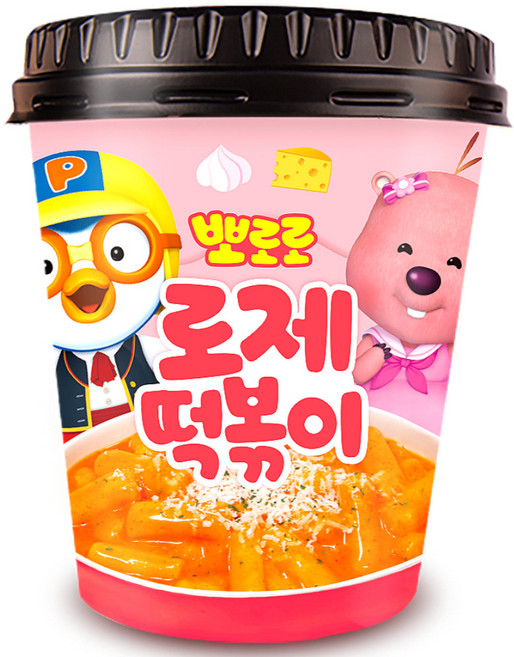 뽀로로 로제 떡볶이 115g 5개