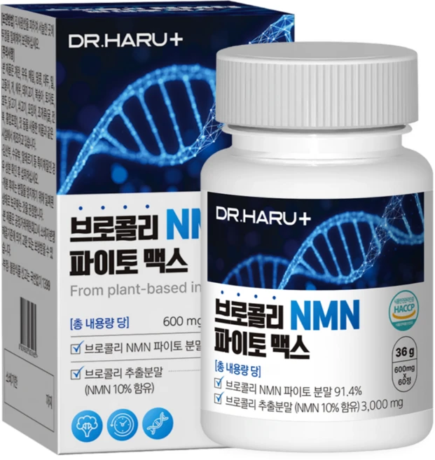 닥터하루 독자배합 식물성 NMN 파이토맥스, 1세트, 60정 - 쿠팡