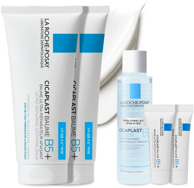 라로슈포제 NEW 시카플라스트밤 B5+ 100ml x 2p + 토너 50ml + 밤 3ml x 2p 세트, 1개