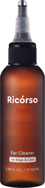 리꼬르소 트룰리 강아지 고양이 귀세정제 이어클리너, 1개, 100ml