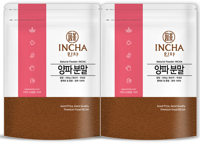 인차 국산 양파가루 양파분말 양파파우더 100%, 2개, 300g, 300g