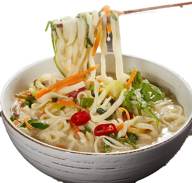 칸트푸드 알까기칼국수 들깨칼국수 1인분 밀키트 캠핑 푸드 간편조리식품, 900g, 1개