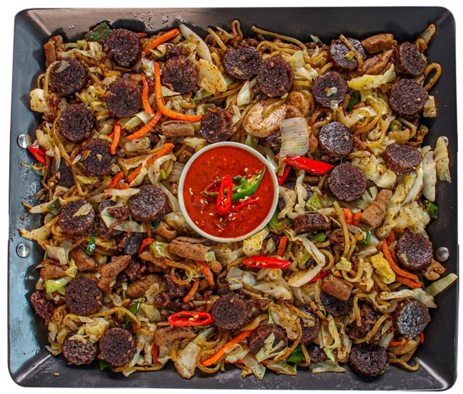 신림동 순대타운 맛집 백순대볶음 (넉넉한 3인분) 캠핑음식, 1.6kg, 1개