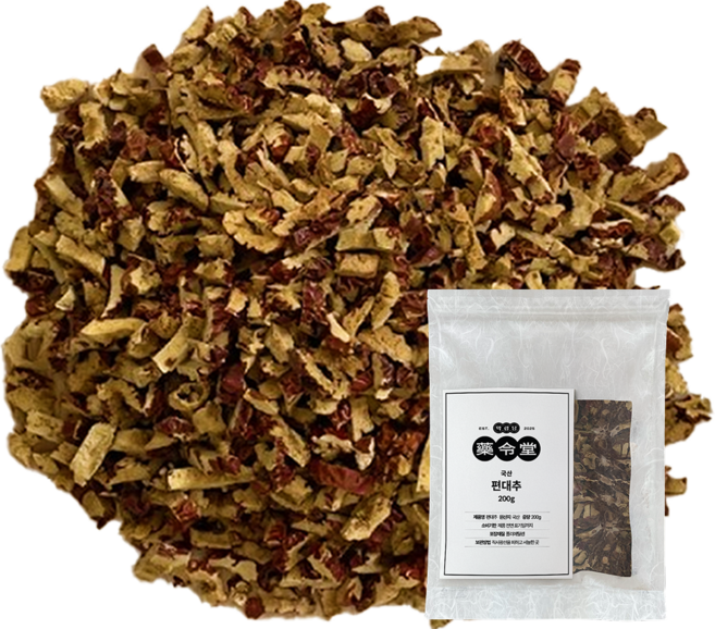 약령당 국산 편대추 대추칩 대추슬라이스, 300g, 1개