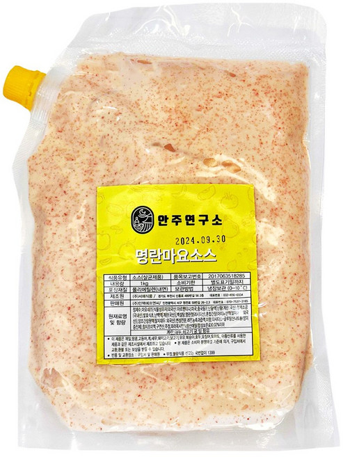 [인생건어물] 명란마요소스 1kg 소스 대용량 업소용, 1개