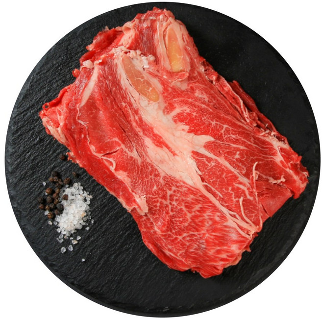 [육육마켓] 한우 대패 등심 냉동 구이용 샤브샤브, 3개, 400g