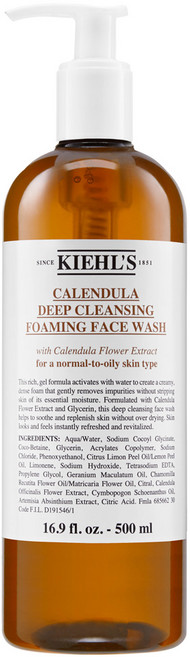 키엘 칼렌듈라 딥 클렌징 포밍 훼이스 워시, 1개, 500ml