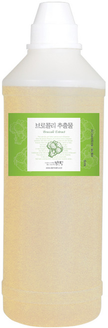 히알루론산 원액1% 브로콜리 추출물 병풀 인진쑥 어성초 갈락토미세스 미강유 글리세린 이데베논 로즈워터 타마누 호호바오일, 1L, 1개