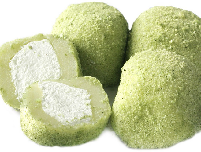 녹차 생크림 찹쌀떡(50gx16개) 개별포장 선물용, 1박스, 50g