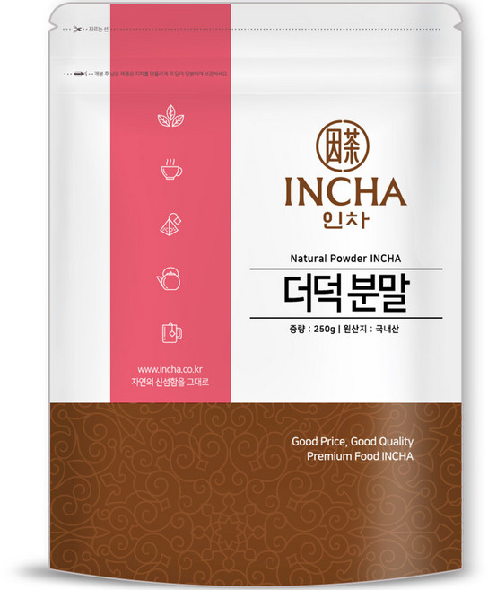 인차 국산 더덕분말 가루 250g, 1개
