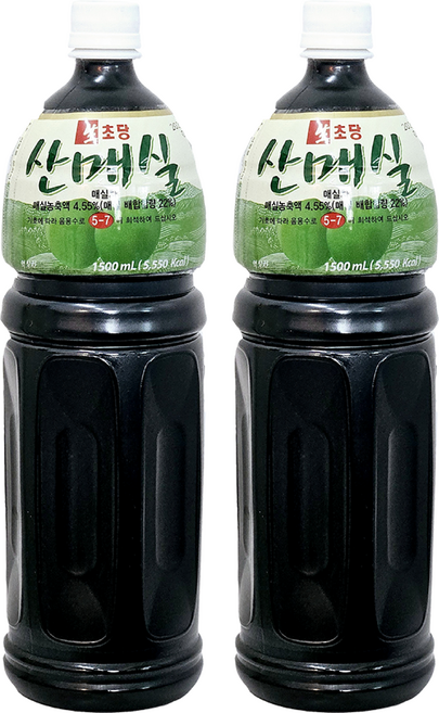 생초당 산매실, 1.5L, 2개