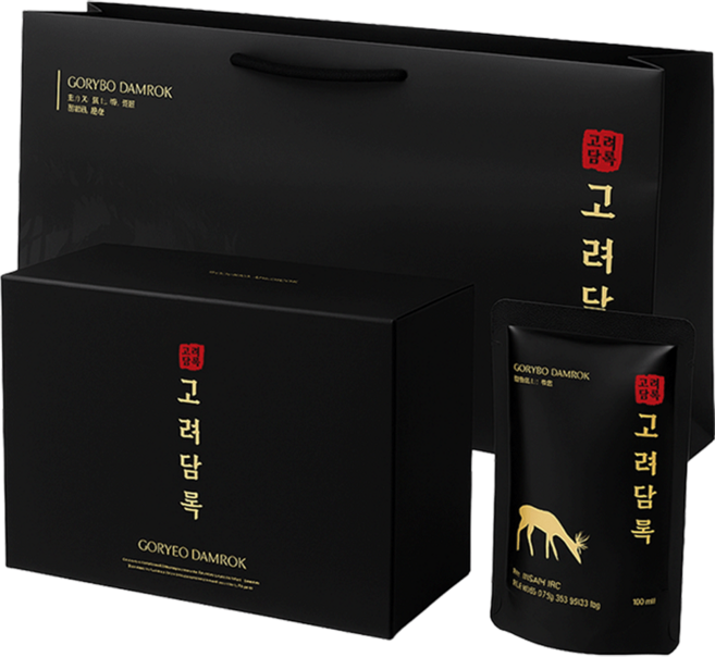 고려담록 즙 엑기스 1등급 국내산 성인 어린이 + 쇼핑백, 30개, 100ml