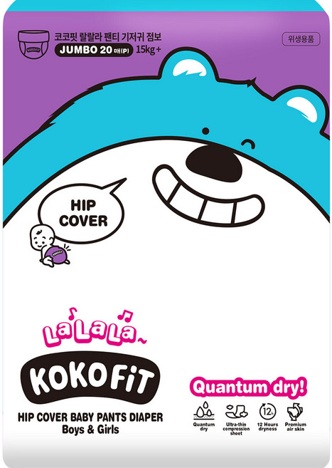 코코핏 랄랄라 팬티형 기저귀 점보(공용) 20매, 점보형(2XL)