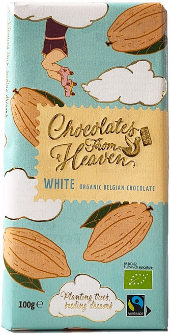 초콜릿프롬헤븐 유기농 화이트 초콜릿, 100g, 1개