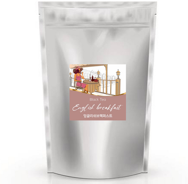 [티스페이스] 프리미엄 잉글리쉬브랙퍼스트 홍차 대용량 100티백 카페용 업소용, 1g, 1개, 100개입