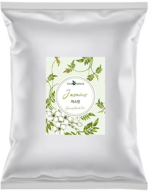 [티스페이스] 프리미엄 자스민 허브차 대용량 1kg 카페용 업소용, 1개입, 1개