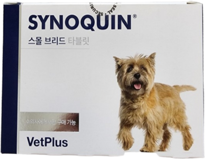 벳플러스 사이노퀸 강아지 독 스몰브리드 소형견 30정 관절보조제 타블렛 2개, 30회분, 투약보조