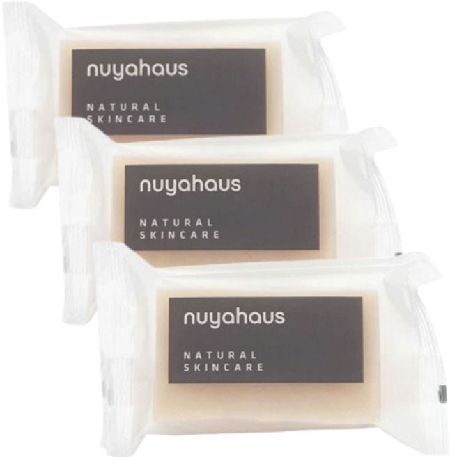 천연 코코넛오일비누 3개입 CP 수제 세안비누, 100g