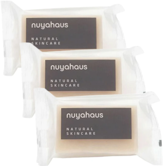 천연 코코넛오일비누 3개입 CP 수제 세안비누, 100g - 쿠팡