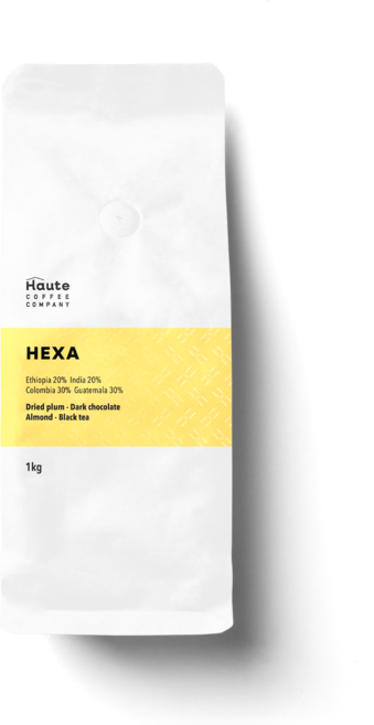 하우트커피 헥사 블렌드 고소한 커피 원두, 1개, 1kg, 홀빈(분쇄안함)