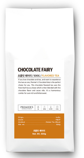프리미어스 루즈티 초콜릿 페어리 홍차, 500g, 1개, 1개입