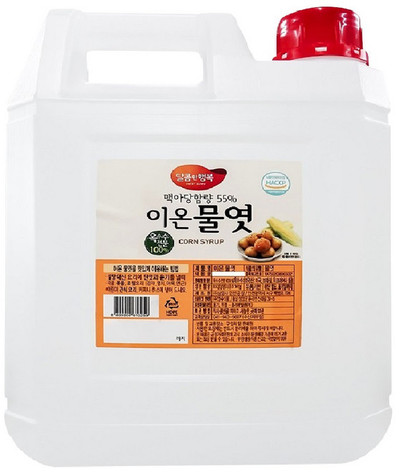달콤한행복 물엿 HACCP 국내제조, 5kg, 1개