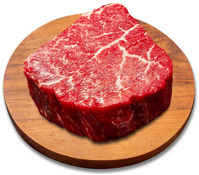 한우 안심 250g 부드럽고 연한 부위!! 저지방 소고기 안심 스테이크 구이 헬스고기, 2개