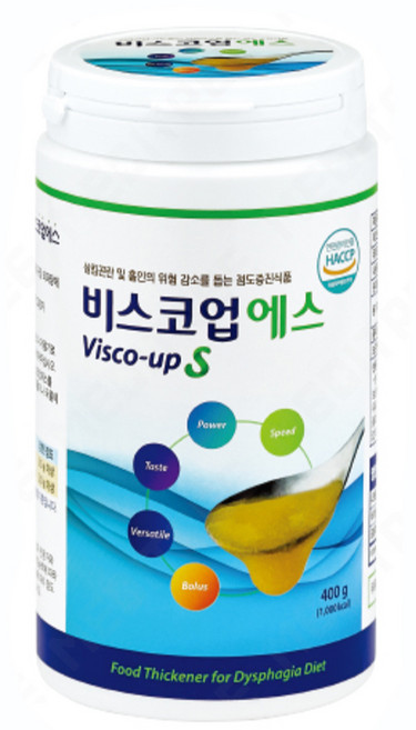 비스코업에스 점도증진제 3600g (400g x 9통), 연하곤란 삼킴곤란 점도증진 비스코업 에스 400g, 1개, 400g