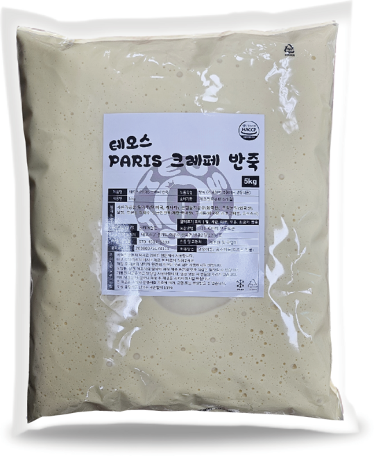테오스 PARIS 크레페 반죽 5kg, 1개