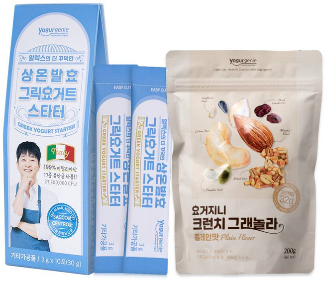 그릭요거트 스타터 + 그래놀라 편스토랑 김재중, 3g, 1개