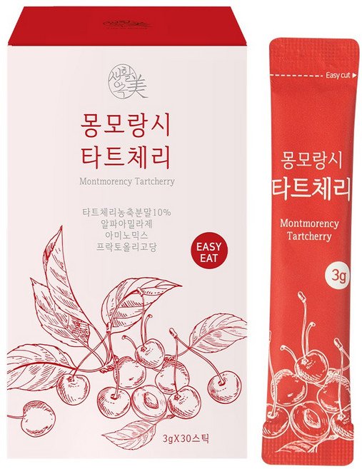 생활속미 몽모랑시 타트체리 효소, 3g, 1개