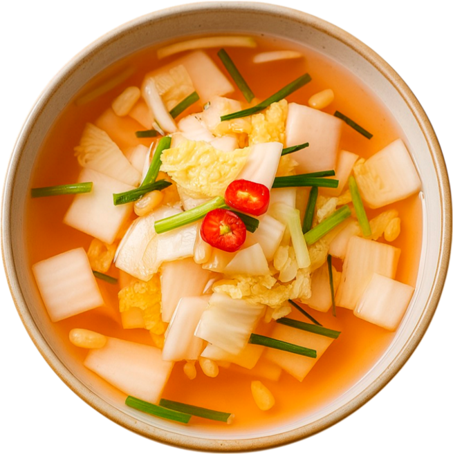 김앤치 당일제조 나박물김치 나박김치 국내산, 1개, 2kg