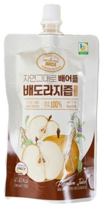 배어듦 국내산 배도라지즙, 30개, 90ml