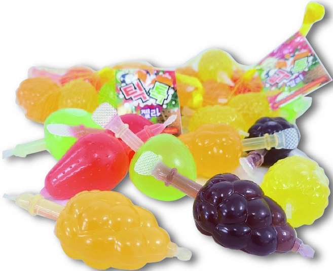 더커지 맛있어진 말랑말랑 얼려먹고 짜먹는 틱톡 젤리 다섯가지 과일맛 360g x 4망, 4개