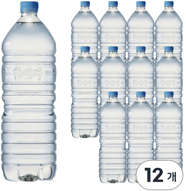 동아오츠카 마신다 생수 무라벨, 2L, 12개