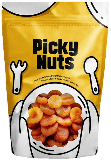 피키너츠 건과일 씨없는 무설탕 건살구, 1개, 1kg