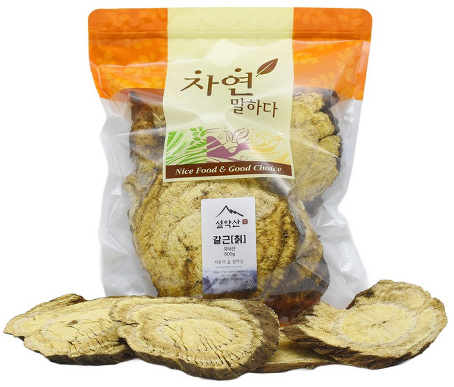설약산 국산 자연산 건조 갈근 칡 600g 강원도 사회적경제 마을기업, 1개