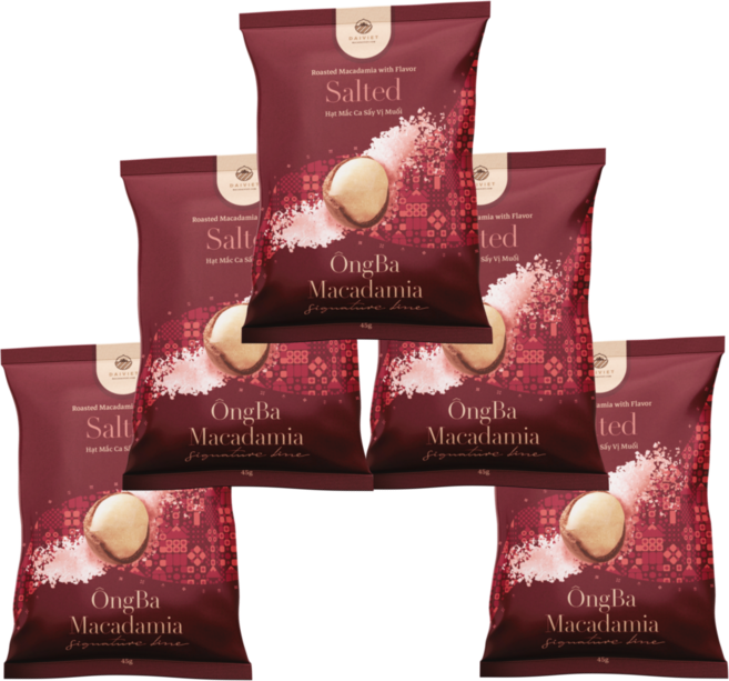 [옹바 마카다미아] 옹바시그니쳐 플레이버 마카다미아 스낵팩 (Salted/소금맛) (30g*5pack), 1세트, 150g